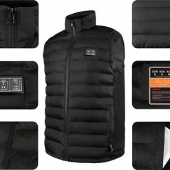 Coupon ⌛ Merkloos Warmstorm Verwarmde Bodywarmer - Vest Met USB Verwarming - Elektrische Kleding - Wasbaar Thermo Vest Met Powerbank - Heated Vest 🧨 -Dameskleding Verkoopwinkel 550x441