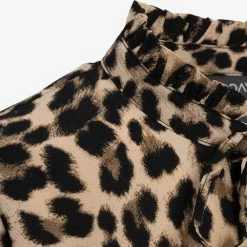 Beste Pirce 👏 TwoDay Dames Blouse Met Luipaardprint - Bruin - Maat S 🥰 -Dameskleding Verkoopwinkel 550x506