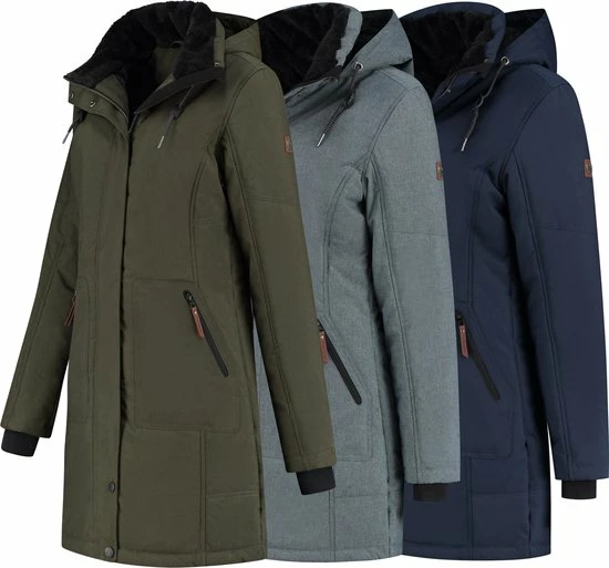 Promo ๐ฅ Travelin' Jack Ylva Damesjas Gevoerde Parka - Teddy Voering - Winddicht - Groen - Maat 44 ๐คฉ 7 Promo ๐ฅ Travelin' Jack Ylva Damesjas Gevoerde Parka - Teddy Voering - Winddicht - Groen - Maat 44 ๐คฉ - Afbeelding 5