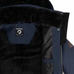 Aanbiedingen 😍 Travelin' Jack Ylva Damesjas Gevoerde Parka - Teddy Voering - Winddicht - Navy Blauw - Maat 40 😍 -Dameskleding Verkoopwinkel 550x550 10
