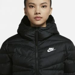Coupon 🎁 Nike Sportswear Therma-FIT Repel - Dames - Jas - Winterjas - Maat M - Zwart/Zwart/Wit 🔔 -Dameskleding Verkoopwinkel 550x550 107