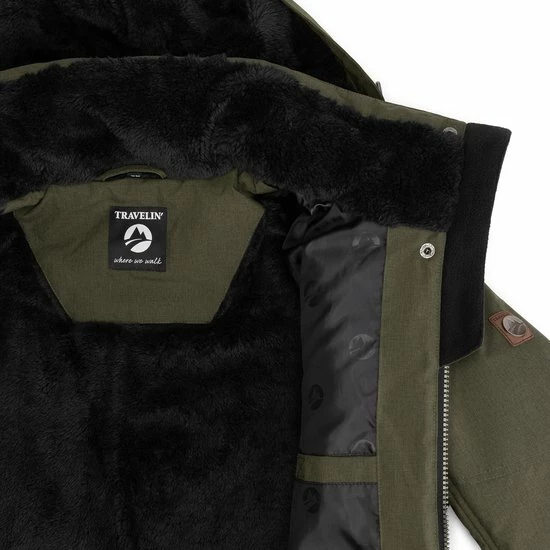 Promo ๐ฅ Travelin' Jack Ylva Damesjas Gevoerde Parka - Teddy Voering - Winddicht - Groen - Maat 44 ๐คฉ 5 Promo ๐ฅ Travelin' Jack Ylva Damesjas Gevoerde Parka - Teddy Voering - Winddicht - Groen - Maat 44 ๐คฉ - Afbeelding 3