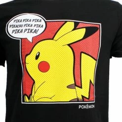 Hete verkoop ✔️ Pokémon Pikachu Pop-Art Comic T-Shirt - Officiële Merchandise 🎁 -Dameskleding Verkoopwinkel 550x550