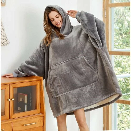 Goedkoop β¨ Merkloos The Blanky Hoodie - Hoodie Deken - Blanket Hoodie - Oversized Hoodie - Lichtgrijs - Grijs π― 5 Goedkoop β¨ Merkloos The Blanky Hoodie - Hoodie Deken - Blanket Hoodie - Oversized Hoodie - Lichtgrijs - Grijs π― - Afbeelding 3