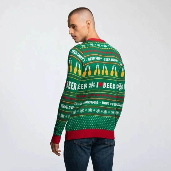 Beste Pirce ✨ SillySanta Kersttrui -XL- The Most Wonderful Time For A Beer Met LED-lichtjes Multicolours ✨ 5 Beste Pirce ✨ SillySanta Kersttrui -XL- The Most Wonderful Time For A Beer Met LED-lichtjes Multicolours ✨ - Afbeelding 3