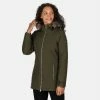 Beste deal 😀 De Myla Waterdichte, Geïsoleerde Parka Jas Van Regatta Voor Dames Outdoorjas Donkergroen Kaki Groen ✔️ -Dameskleding Verkoopwinkel 550x550 69