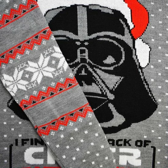 Goedkoop ๐งจ Merkloos Star Wars Kersttrui Grijs Darth Vader - I Find Your Lack Of Cheer Disturbing - Foute Kersttrui -M ๐ 4 Goedkoop ๐งจ Merkloos Star Wars Kersttrui Grijs Darth Vader - I Find Your Lack Of Cheer Disturbing - Foute Kersttrui -M ๐ - Afbeelding 2