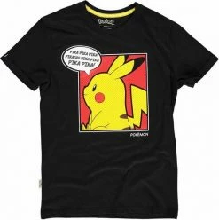 Hete verkoop ✔️ Pokémon Pikachu Pop-Art Comic T-Shirt - Officiële Merchandise 🎁 -Dameskleding Verkoopwinkel 550x552