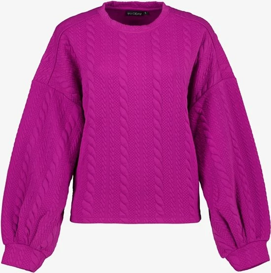 Begroting π TwoDay Dames Trui Met Ballon Mouwen - Paars - Maat M π 3 Begroting π TwoDay Dames Trui Met Ballon Mouwen - Paars - Maat M π