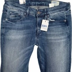 Flash-uitverkoop 👍 Jeans G-Star Raw '3301 Contour Skinny Comfort Rider Denim' - Size: W27/L32 ❤️ -Dameskleding Verkoopwinkel 550x570