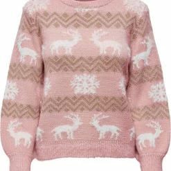 Beste Pirce 😀 ONLY ONLXMAS FAIRISLE L/S PULLOVER KNT Dames Trui - Maat S 😍 -Dameskleding Verkoopwinkel 550x632 3