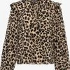 Beste Pirce 👏 TwoDay Dames Blouse Met Luipaardprint - Bruin - Maat S 🥰 -Dameskleding Verkoopwinkel 550x638