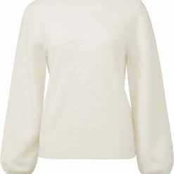 Aanbiedingen ๐ YAYA Donzige Trui Met Pofmouw En Ronde Hals ๐