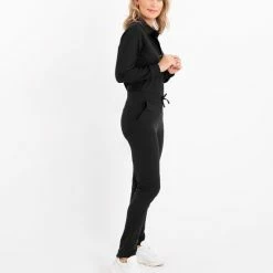 Coupon 🎉 Zwarte Broek/Pantalon Van Je M'appelle - Dames - Travelstof - Maat M - 9 Maten Beschikbaar ✨ -Dameskleding Verkoopwinkel 550x653