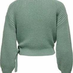 Korting 👍 ONLY ONLBREDA WRAP L/S CARDIGAN KNT NOOS Dames Trui - Maat S 💯 -Dameskleding Verkoopwinkel 550x664
