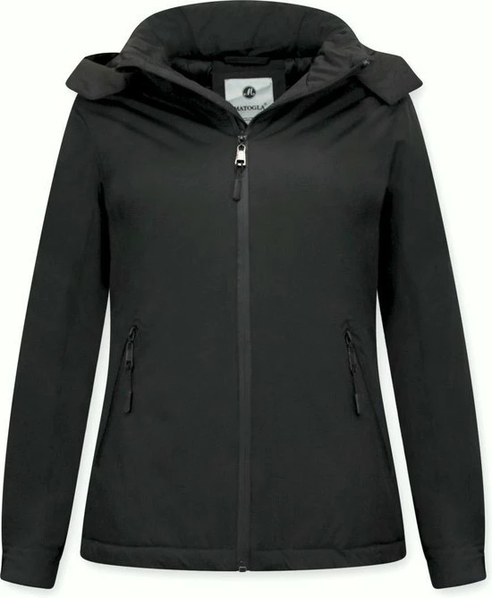 Flash-uitverkoop π― Beluomo Korte Dames Winterjas - Slim Fit - Met Capuchon - Zwart π 3 Flash-uitverkoop π― Beluomo Korte Dames Winterjas - Slim Fit - Met Capuchon - Zwart π