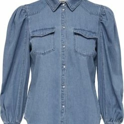 Beste deal 🎁 ONLY ONLMALLORY LIFE LS DNM 👕 SHIRT QYT Dames Overhemd - Maat XL ⌛