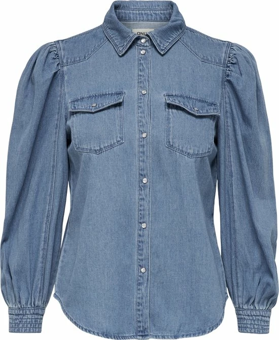 Beste deal ๐ ONLY ONLMALLORY LIFE LS DNM ๐ SHIRT QYT Dames Overhemd - Maat XL โ 3 Beste deal ๐ ONLY ONLMALLORY LIFE LS DNM ๐ SHIRT QYT Dames Overhemd - Maat XL โ