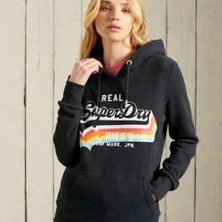 Aanbiedingen 🎁 Superdry Vintage Logo Dames Hoodie - Maat M 🤩 -Dameskleding Verkoopwinkel 550x671 67