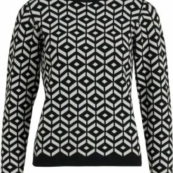 Top 10 💯 OBJECT OBJTHESS L/S JACQUARD KNIT PULLOVER Dames Trui - Maat L ⌛ -Dameskleding Verkoopwinkel 550x687 7