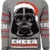 Goedkoop 🧨 Merkloos Star Wars Kersttrui Grijs Darth Vader - I Find Your Lack Of Cheer Disturbing - Foute Kersttrui -M 😀 -Dameskleding Verkoopwinkel 550x690 3