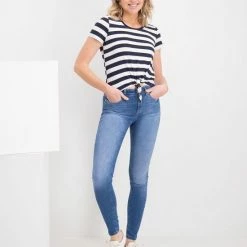 Uitgang 😍 Only ONLBLUSH LIFE MID SKINNY REA12187 NOOS Medium Blue Denim Dames 👖 Jeans - Maat S X L32 🛒 -Dameskleding Verkoopwinkel 550x697 6