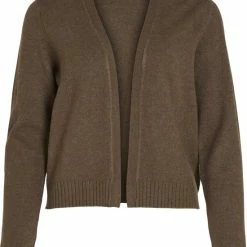 Flash-uitverkoop 😀 Vila Vest Viril Short L/s Knit Cardigan-noos 14060800 Crocodile/dark Melan Dames Maat - L 😀