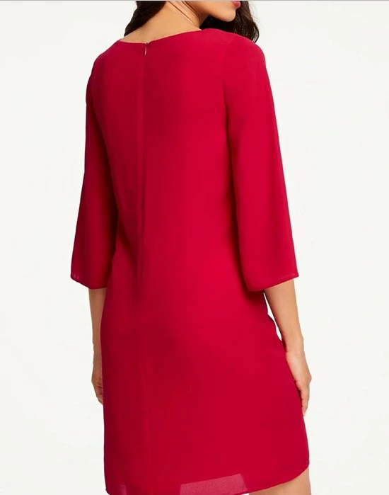 Promo 🤩 Merkloos Modieuze Cocktail Jurk V. Duitse Modehuis Patrizia Dini, Rood, Maat 36 🌟 4 Promo 🤩 Merkloos Modieuze Cocktail Jurk V. Duitse Modehuis Patrizia Dini, Rood, Maat 36 🌟 - Afbeelding 2