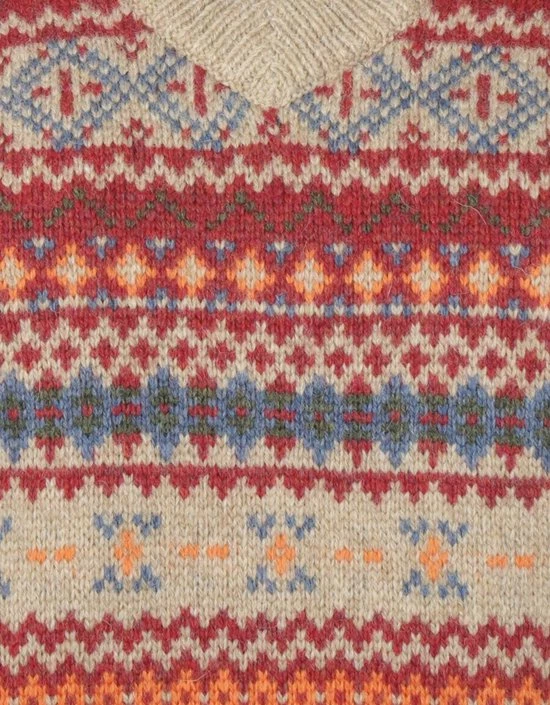 Korting ๐ฅฐ Steppin' Out Herfst/Winter 2022 Trui Lady Fair Isle Spencer Vrouwen - Regular Fit - Wol - Beige (XL) ๐ 9 Korting ๐ฅฐ Steppin' Out Herfst/Winter 2022 Trui Lady Fair Isle Spencer Vrouwen - Regular Fit - Wol - Beige (XL) ๐ - Afbeelding 7
