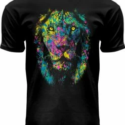 Nieuw ๐ Fox Originals Fox T ๐ Shirt Splatter Lion - Black/Black - XXL ๐