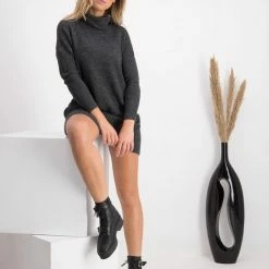 Beste Pirce ⭐ ONLY ONLJANA L/S COWLNCK 👗 DRESS WOOL KNT NOOS Dames Jurk - Maat S 🎉 -Dameskleding Verkoopwinkel 550x711 127