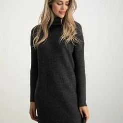 Beste Pirce ⭐ ONLY ONLJANA L/S COWLNCK 👗 DRESS WOOL KNT NOOS Dames Jurk - Maat S 🎉 -Dameskleding Verkoopwinkel 550x711 130