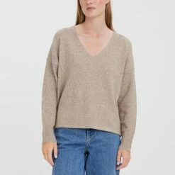 Aanbiedingen 👍 VERO MODA VMDOFFY LS V-NECK BLOUSE GA NOOS Dames Trui - Maat L 🔥 -Dameskleding Verkoopwinkel 550x712 2