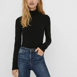 Gloednieuw 😀 VERO MODA VMGLORY LS ROLLNECK BLOUSE GA NOOS Dames Trui - Maat XL 🎉 -Dameskleding Verkoopwinkel 550x713 4