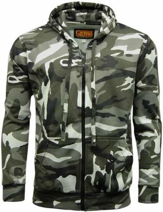 Beste deal π JC Blue Grijze Hoodie Heren Met Capuchon - Met Rits - Light Sport Sweater - Camouflage Kleding - Maat S π 3 Beste deal π JC Blue Grijze Hoodie Heren Met Capuchon - Met Rits - Light Sport Sweater - Camouflage Kleding - Maat S π