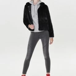 Coupon 👏 ONLY ONLVIDA FAUX FUR JACKET OTW Dames Jas - Maat L 😍 -Dameskleding Verkoopwinkel 550x722 5