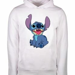 Hete verkoop 🛒 DISNEY STITCH HOODIE/TRUI WIT UNISEX GILDAN EXTRA SMALL 🤩