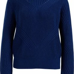 Begroting ๐ฏ WE Fashion Dames Gebreide Trui Met Opengewerkt Dessin ๐ฅ