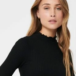 Begroting 🎉 JDY JDYFRANSISKA L/S HIGHNECK TOP JRS NOOS Dames Top - Maat S ✨ -Dameskleding Verkoopwinkel 550x732 16