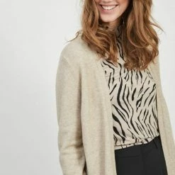 Top 10 🛒 Vila VIRIL OPEN LS KNIT CARDIGAN - NOOS ⌛ -Dameskleding Verkoopwinkel 550x733 116