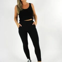 Nieuw 🎁 Merkloos Dames Tregging Isabella XL/XXL - Zwart - Luxe & Comfort - Hoge Taille ⭐ -Dameskleding Verkoopwinkel 550x733 151