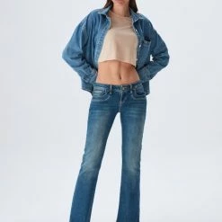 Aanbiedingen 💯 LTB 👖 Jeans LTB Valerie 👖 Jeans Volwassenen Donkerblauw 🌟 -Dameskleding Verkoopwinkel 550x733 229