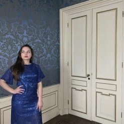 Groothandel 🎉 Merkloos Donker Blauw Jurk | Gelegenheidsjurk | Feestjurk | Ideaal Voor Een Party | 🎁 -Dameskleding Verkoopwinkel 550x733 234