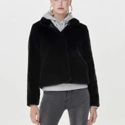 Coupon 👏 ONLY ONLVIDA FAUX FUR JACKET OTW Dames Jas - Maat L 😍 -Dameskleding Verkoopwinkel 550x733 235