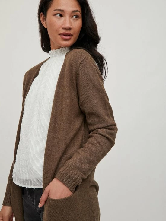 Nieuw ⌛ VILA VIRIL LONG L/S KNIT CARDIGAN - NOOS Dames Vest - Maat L 🎁 10 Nieuw ⌛ VILA VIRIL LONG L/S KNIT CARDIGAN - NOOS Dames Vest - Maat L 🎁 - Afbeelding 8