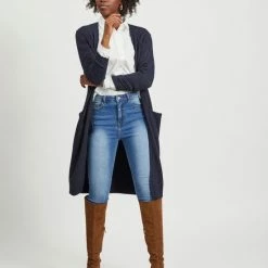 Beste Pirce 🛒 Vila VIRIL LONG LS KNIT CARDIGAN - NOOS 👏 -Dameskleding Verkoopwinkel 550x733 339