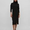 Nieuw 🌟 VILA VIRIL ROLL NECK L/S MIDI 👗 DRESS - NOOS Dames Jurk - Maat M 💯 -Dameskleding Verkoopwinkel 550x733 369