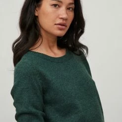 Flash-uitverkoop 💯 VILA VIRIL O-NECK L/S KNIT TOP - NOOS Dames Trui - Maat L 🥰 -Dameskleding Verkoopwinkel 550x733 383