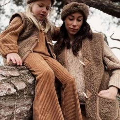 Goedkoopste 💯 Alwero Dames Gilet "Alpen Adult 100% Wol" Bark - Maat XL 🔔 -Dameskleding Verkoopwinkel 550x733 409