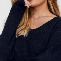 Groothandel 🔥 VERO MODA VMCREWLEFILE LS V-NECK BLOUSE NOOS Dames Trui - Maat L 🌟 -Dameskleding Verkoopwinkel 550x733 429